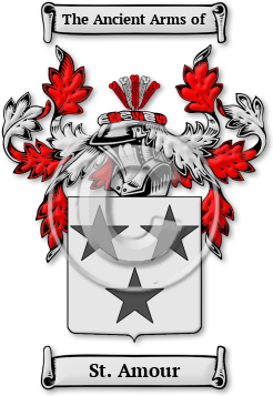 St. Amour Family Crest Download (jpg) Legacy Series - 150 DPI